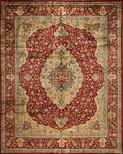 129941 GOLDEN AGE <br> OPULENCE  Red/Red 12.1 X 15.2